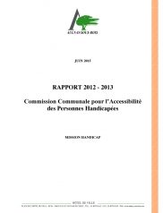 Rapport CCAPH 2012-2013