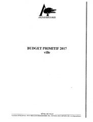 Budget primitif 2017