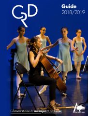 Guide du conservatoire du musique et de danse 2018-2019