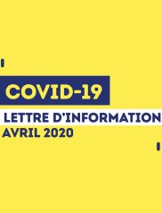 Covid-19 : Lettre d’information municipale – Avril 2020