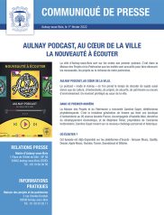 Aulnay Podcast, au coeur de la ville, la nouveauté a écouter